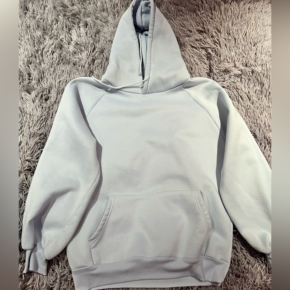 Blue hoodie